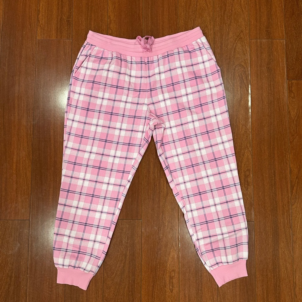 Life Is Good Pink Dog Rescue Adult Pajama Set - Picture 3 of 6